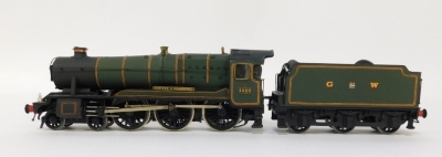 A kit built Hawksworth County Class locomotive, County of Pembroke, GWR lined green, 4-6-0, 1024. - 2