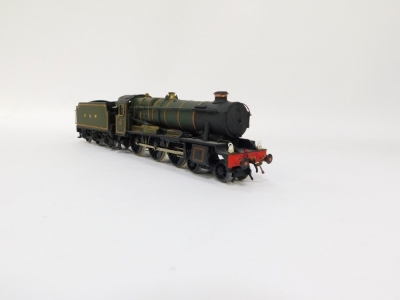 A kit built Hawksworth County Class locomotive, County of Pembroke, GWR lined green, 4-6-0, 1024. - 3