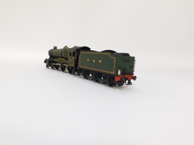 A kit built Hawksworth County Class locomotive, County of Pembroke, GWR lined green, 4-6-0, 1024. - 4