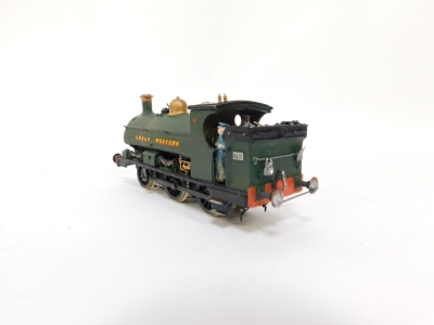 A kit built OO gauge Class 850 saddle tank locomotive, GWR green livery, 0-6-0, 781. - 4