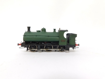 A kit built OO gauge Armstrong Class 1901 saddle tank locomotive, GWR green livery, 0-6-0PT, 1925. - 2