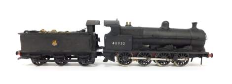 A kit built Webb four cylinder compound locomotive, BR black livery, 0-8-0, 48932, .