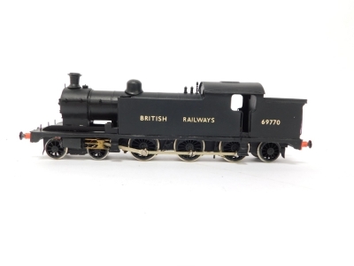 A kit built OO gauge Wordsall Class A7 locomotive, BR black livery, 4-6-2T, 69770. - 2