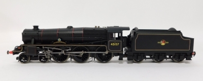 A Hornby OO gauge Class 5MT locomotive The Glasgow Highlander, BR lined black livery, 4-6-0, 45157, boxed. - 3