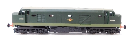 A Lima OO gauge English Electric Class 23 diesel locomotive, Bo-Bo, BR green, D5804, with associated box.