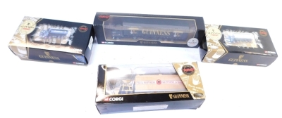 Four Corgi 1:50 scale die cast lorries, to include Guinness 22504, etc., boxed. (4)