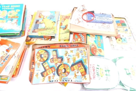 Various games, to include Catch Em, Spin Quiz, books, annuals, children's books, Noddy, ABC, various other books and games, some partially boxed, etc. (a quantity)