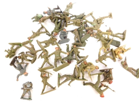 Crescent Toys and Lonestar toy soldiers. (a quantity)