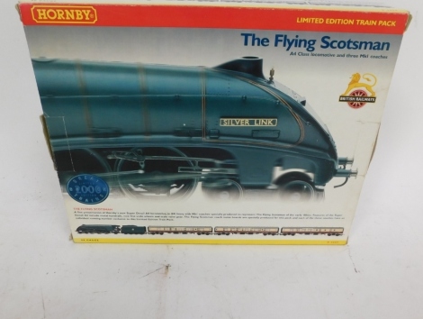 A Hornby OO gauge limited edition train pack The Flying Scotsman R2089, boxed.