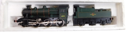 A Hornby OO gauge IVATT LMS Mogul (1964) locomotive and tender, Class 46521, boxed.