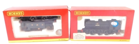 A Hornby OO gauge locomotive industrial R2245, and another R2212, boxed. (2)