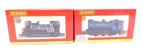 A Hornby OO gauge locomotive industrial R2361, and another 196, boxed. (2)