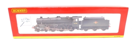 A Hornby OO gauge locomotive and tender, 44781 weathered, R2258, boxed.