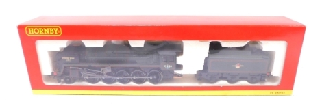 A Hornby OO gauge locomotive and tender, class 9F 92156, R2105D, boxed.