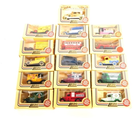 Lledo Days Gone Models of Yesteryear, to include Rose & Crown die cast vehicles, etc., boxed. (16)