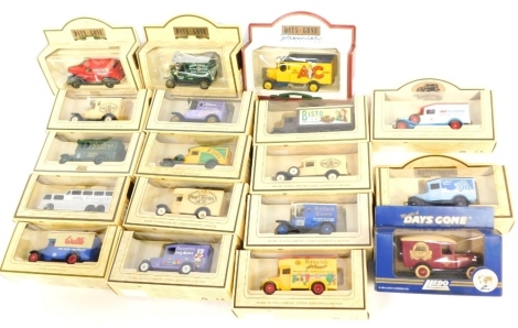 Days Gone die cast vehicles, to include St Ivel, etc., boxed. (18)