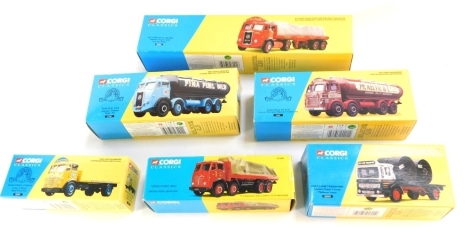 Various Corgi Classics die cast lorries, to include Fina Fuels 27201, etc., boxed. (6)