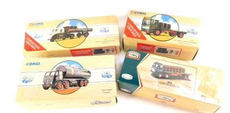 Four Corgi Classics lorries, to include Federation Ales flatbed 97370 and others, boxed. (4)