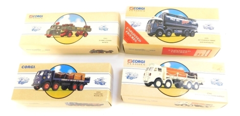 Four Corgi Classics lorries, to include Watneys flatbed and others, boxed. (4)