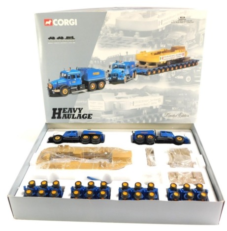 A Corgi Heavy Hauliers Limited Edition 1:50 scale set, Pickfords, boxed.