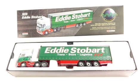 A Corgi limited edition Eddie Stobart 1:50 scale lorry, boxed.