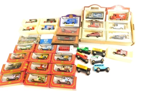 Various Corgi Cameo diecast vans, to include vintage cars, Coleman's Mustard, The Bull's Head, etc., boxed. (a quantity)