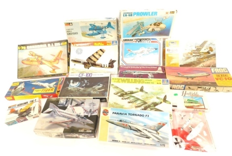 Revell and other aeroplane kits, to include 1:72 scale Emhar F3H Demon, Horsa, Italieri and other kits, Legends of the Sky blister pack, etc., boxed (a quantity)