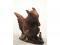 A cold painted bronze inkwell in the form of a red squirrel