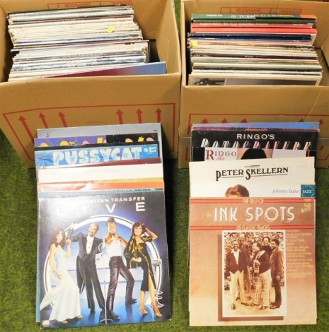 Various LP records, to include Billy Joel, Elton John, Neil Diamond, Paul Young, Gilbert O'Sullivan, Cliff Richard, classical, etc. (2 boxes)