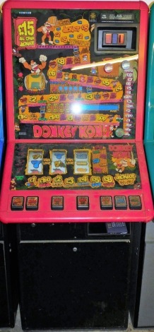 A Maygay Donkey Kong fruit machine. Buyer Note: WARNING! This lot contains untested or unsafe electrical items. It is supplied for scrap or reconditioning only. TRADE ONLY