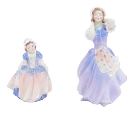 Two Royal Doulton figures, comprising Betsy, 20cm high, and Dinky Do, HN1678, 11cm high. (2)