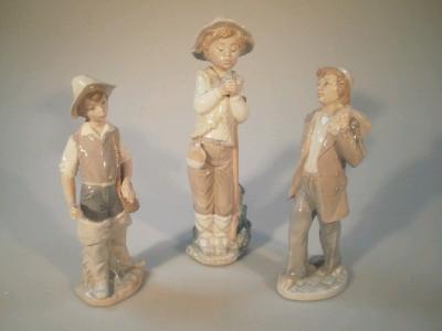 Three Nao by Lladro figures