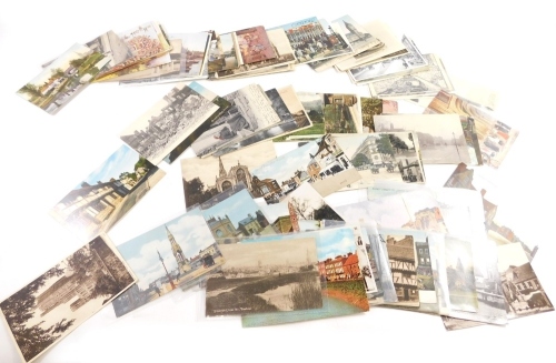 Various postcards, early 20thC and later, city scenes, street scenes, etc., Peterborough, Pull & Ferry, High Wycombe, various other street scenes, etc. (a quantity)