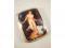 A silver cigarette case decorated with an enamel style overlay of a naked woman