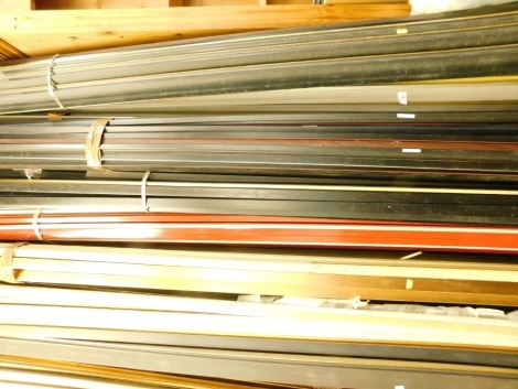 A selection of Polcore and other picture framing frame lengths and sections, various designs. (a quantity)