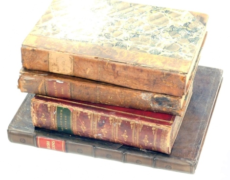 An Essay Towards a Historical Account of Irish Coins & C. Leather boards, with Earl of Donegall Library label, various other books, Macaulay's Essays, Lady Morgan The Life and Times of Salvator Rosa, 1824 Henry Colburn Publishing 1824, with John Sutton Fo