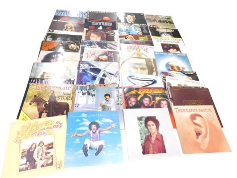 Various records, to include Jean Michele Jarre, Beatles Rubber Soul and With The Beatles, ELO import, Neil Diamond Hot August Nights, various other popular music, etc. (a quantity)