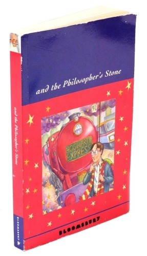 Rowling (J.K.). Harry Potter and the Philosopher's Stone, paperback, Bloomsbury, London 2001, cover and spine misprint, lacking foil stamping for 'Harry Potter' to the front cover and spine, and some star embellishment to cover. Provenance: bought as a