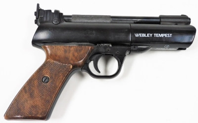 A Webley Tempest .22 air pistol. - 2