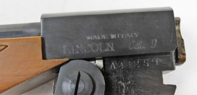 An Italian Lincoln 9mm side by side shotgun, Serial No. A44259. NB. A current valid Shotgun Certificate will be required to view and bid for this lot. For Sale by Tender with final bids to be submitted by 10am Saleday - 3