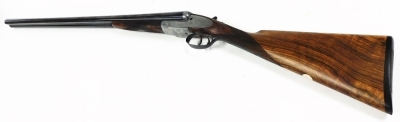 A Purdey 12 bore side by side shotgun, hammerless ejector, No. 17153, the No.2 gun of a pair, circa 1901. James Purdy & Son Ltd advised that this gun was originally ordered in October 1900 by Mr R.S. Lamb, Allaus Grove(?), Ireland and delivered in July 19