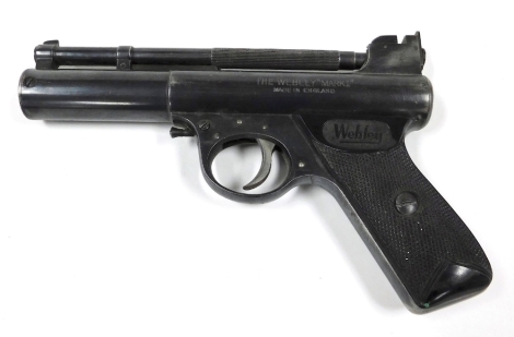 A Webley mark I air pistol.