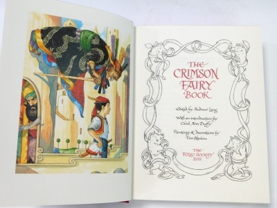 Lang (Andrew). The Crimson Fairy Book, illustrated by Tim Stevens, gilt tooled red cloth, with slip case, published by The Folio Society 2011. - 4