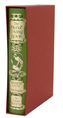 Lang (Andrew). The Olive Fairy Book, illustrated by Kate Baylay, gilt tooled olive cloth, with slip case, published by The Folio Society 2012. - 3