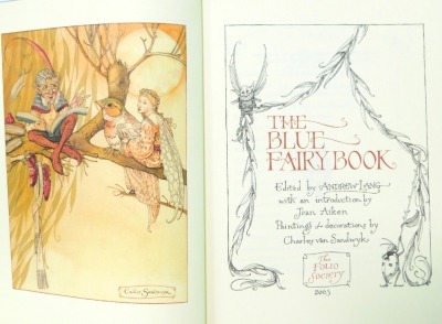 Lang (Andrew). The Blue Fairy Book, illustrated by Charles van Sandwyk, gilt tooled blue cloth, with slip case, published by The Folio Society 2003. - 2