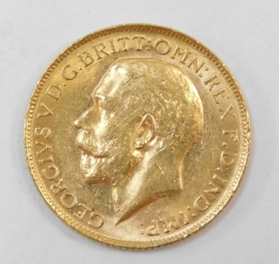 A George V full gold sovereign, dated 1919. - 2