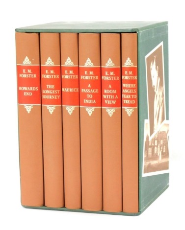 Forster (E M). A Passage to India, A Room with a View, folio type book set, 6 volumes in slip case published by the Folio Society.