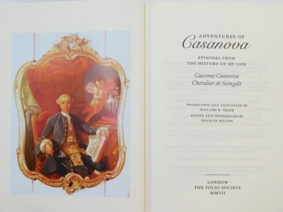 The Adventures of Casanova, 1 volume in slip case published by the Folio Society. - 2