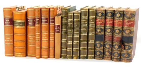 Eliot (George). Middlemarch, Felix Holt, four volumes, Blackwood & Son Publishing's, 1875, and other leather bound book sets, Galsworthy (John). (a quantity)