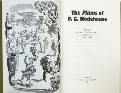 Wodehouse (P G). The Plums, Folio Society, one volume in slip case. - 5